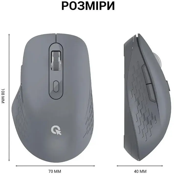 Миша OfficePro Wireless сіра (M230G) - фото 9