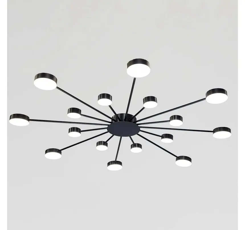 Світлодіодна люстра стельова Artlight 6473/16 з круглими плафонами, 100 Вт - фото 3