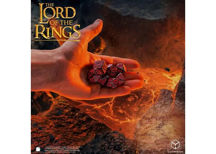 Набір кубиків The Lord of the Rings: Mordor Dice Set (7 шт.) (LOTR/190166/MOR/A) - фото 9