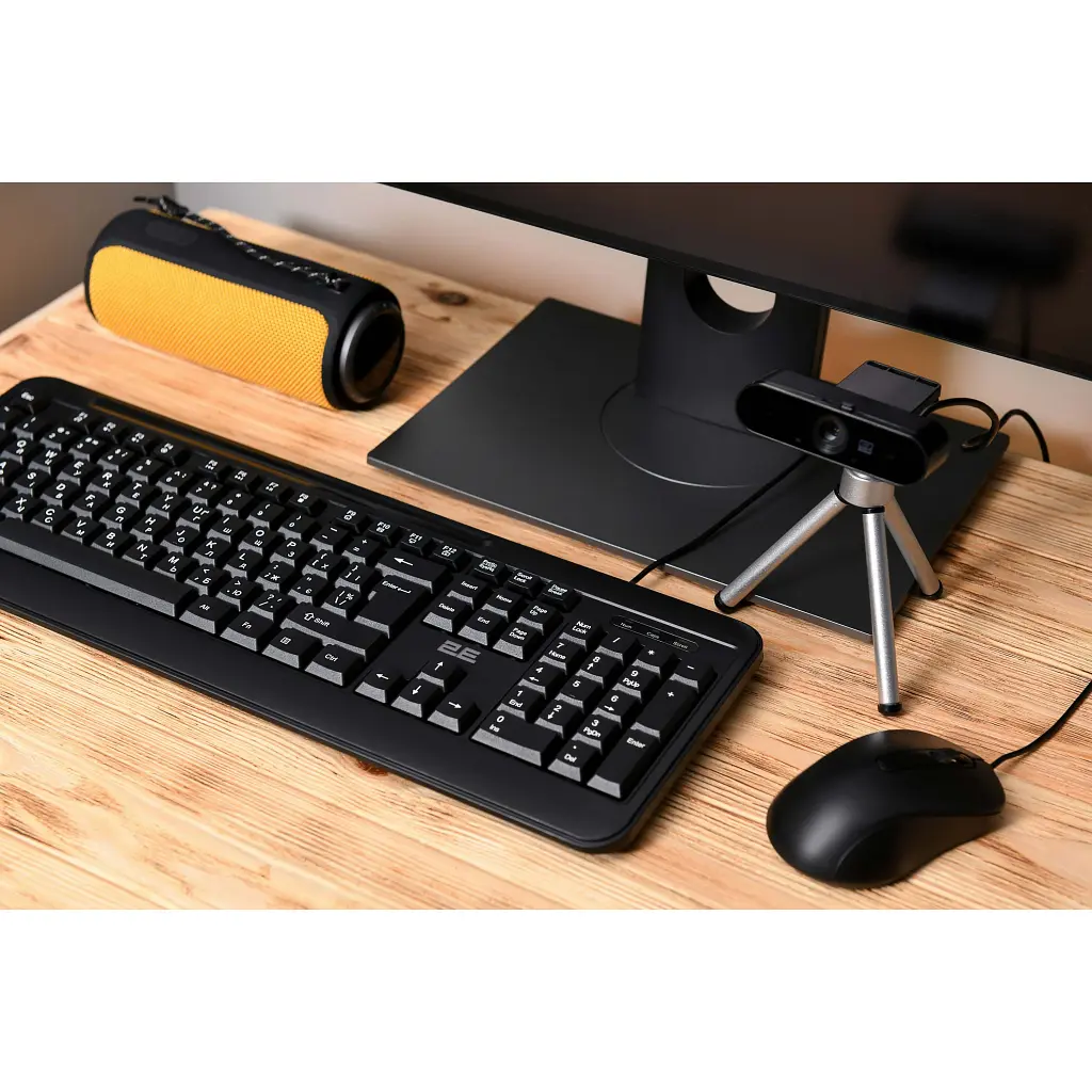 Клавіатура 2E KM1040 USB UA Black (2E-KM1040UB_UA) - фото 2