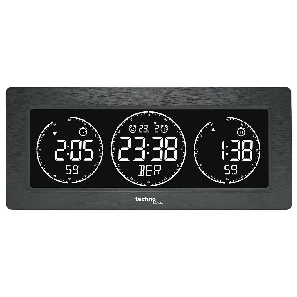 Годинник настільний Technoline WT458 Black (WT458) - фото 6