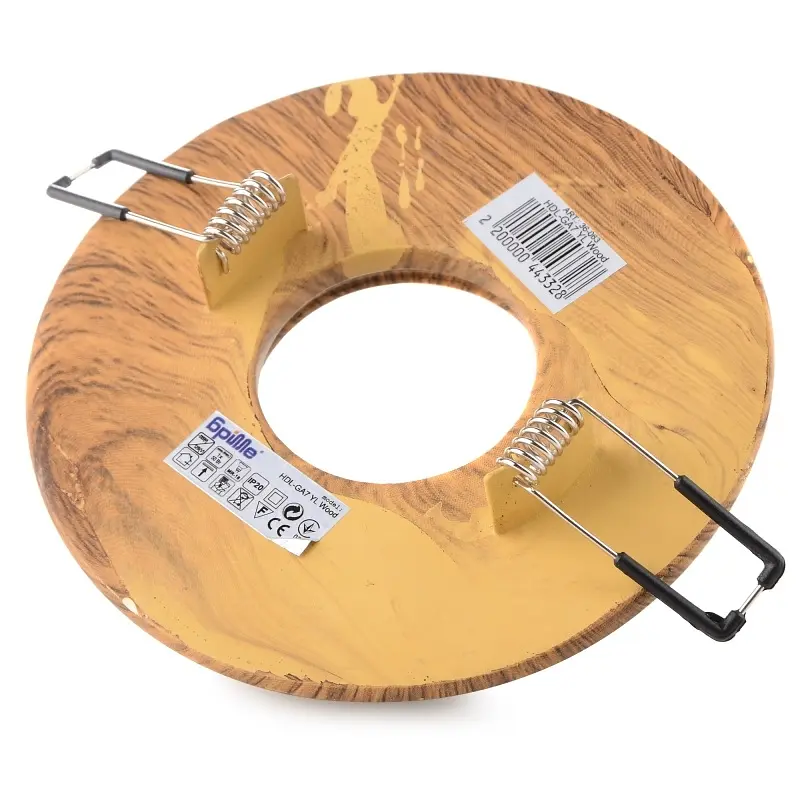 Светильник точечный Brille HDL-GA7 G5.3 YL Wood MR16 36-063 - фото 2