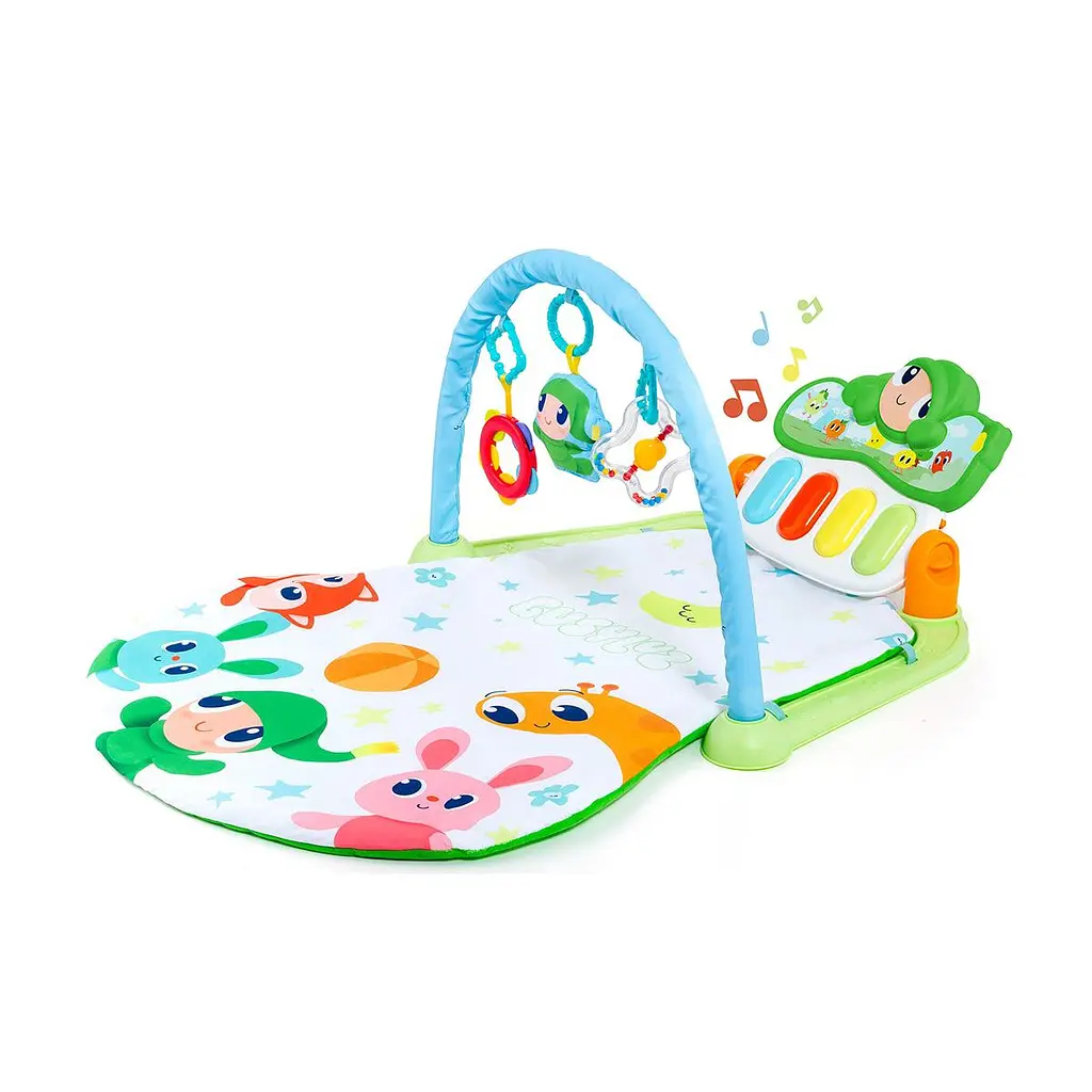 Дитячий інтерактивний килим Gusy Luz Activity Piano 4в1 з музичним піаніно та дугою, Molto (26515) Molto art26515
