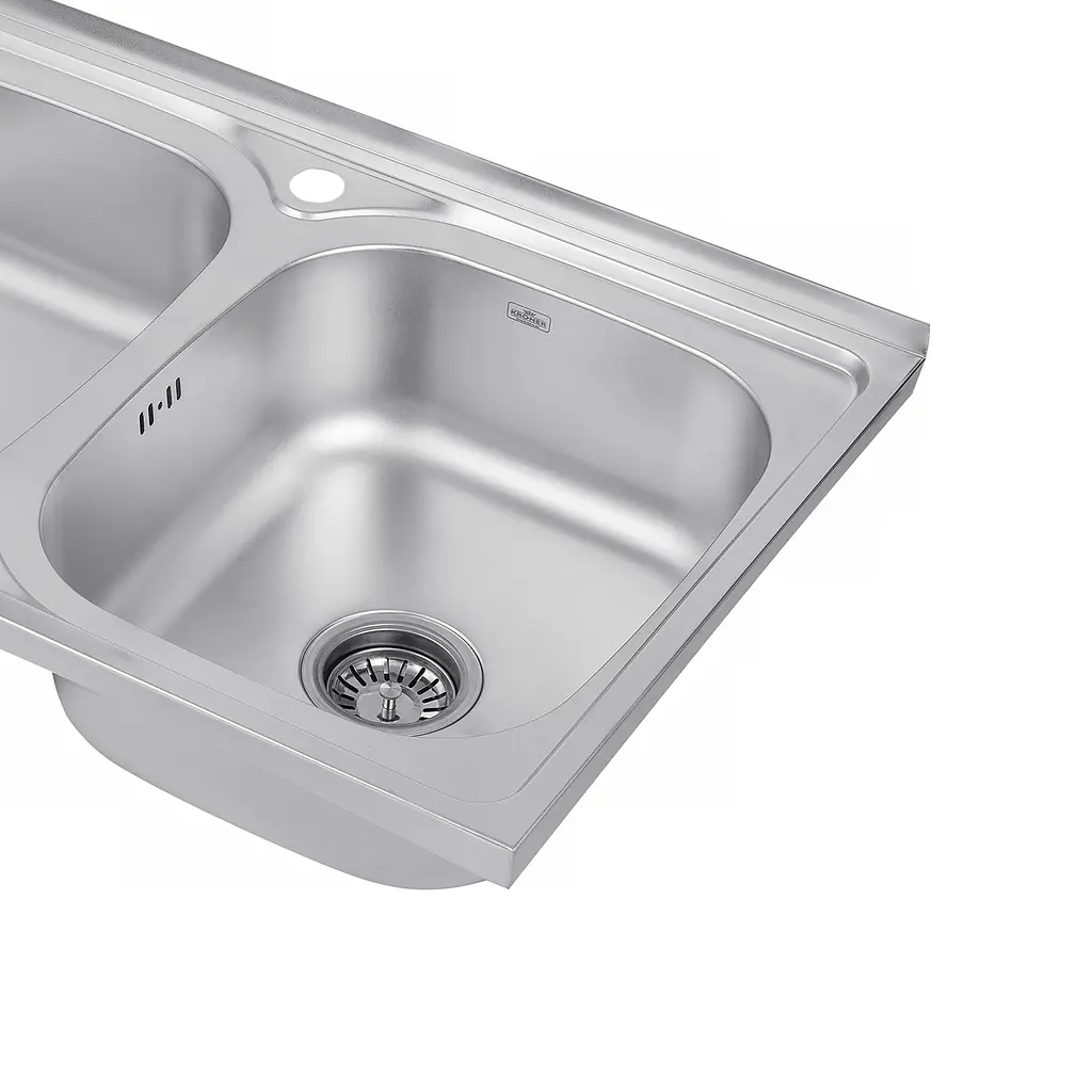Кухонна мийка Kroner KRP Satin - 5080Z (0,8 мм) (CV022822) - фото 5