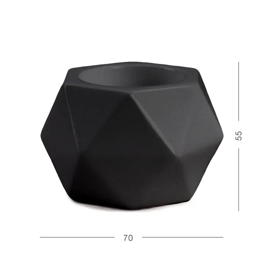 Подсвечник геометрический МВМ My Home SK-36 70х55 мм (SK-36 BLACK - фото 2