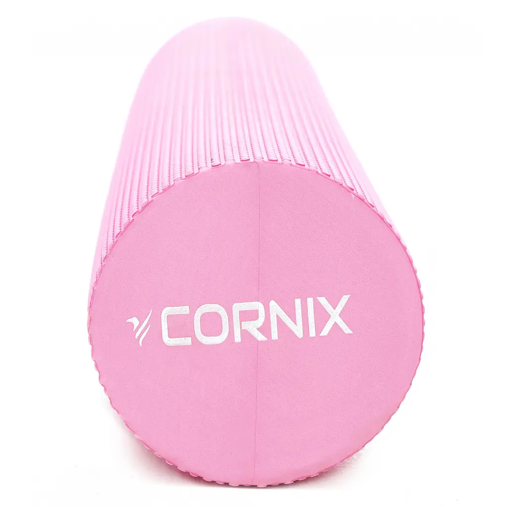 Масажний ролик Cornix EVA+ 90 x 15 см (валик, ролер) XR-0313 Pink - фото 5