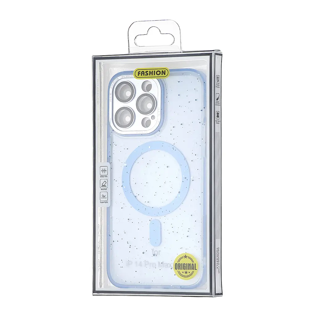 Чохол Splatter with MagSafe iPhone 14 Pro Max Light Blue - фото 2