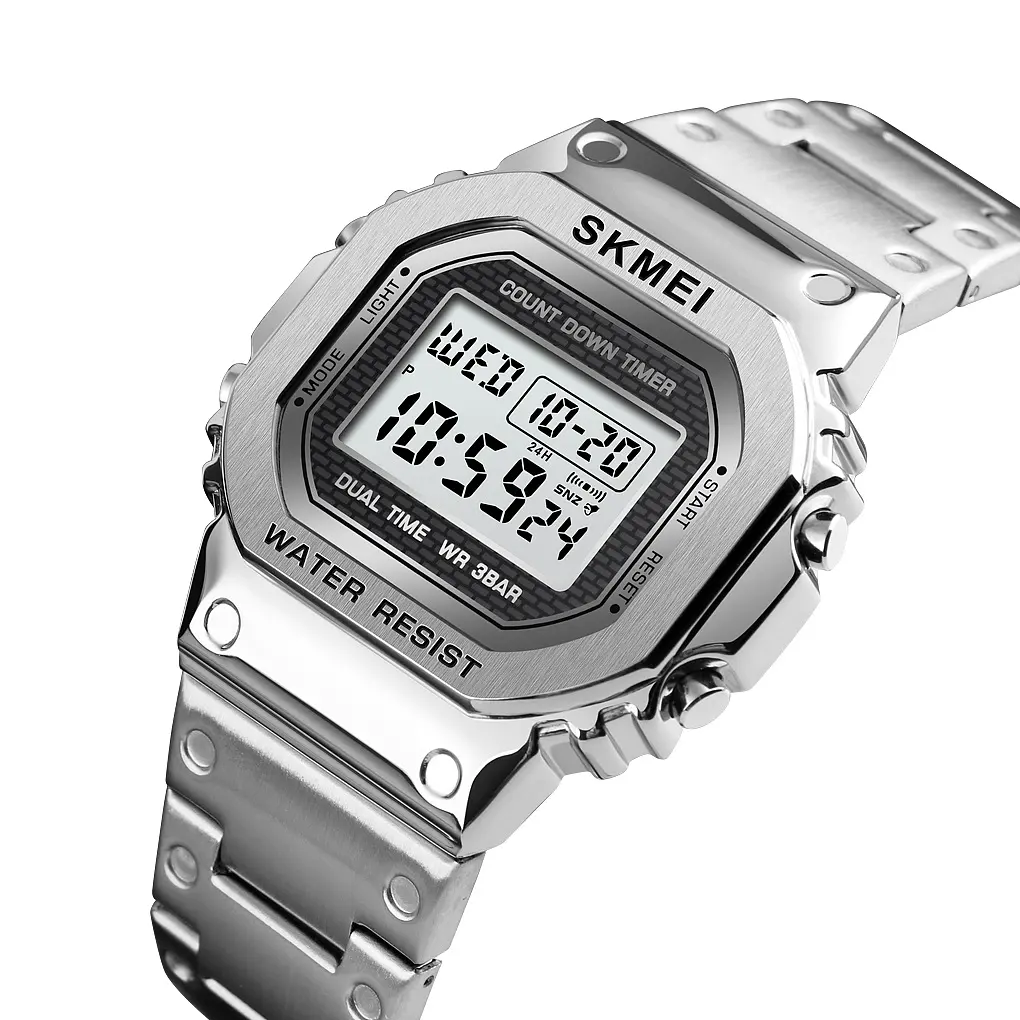 Наручний годинник чоловічий 1456SI Silver Skmei acs0030727 - фото 3