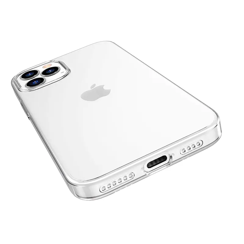 Чохол Silicone Case WS iPhone 12/12 Pro Прозорий