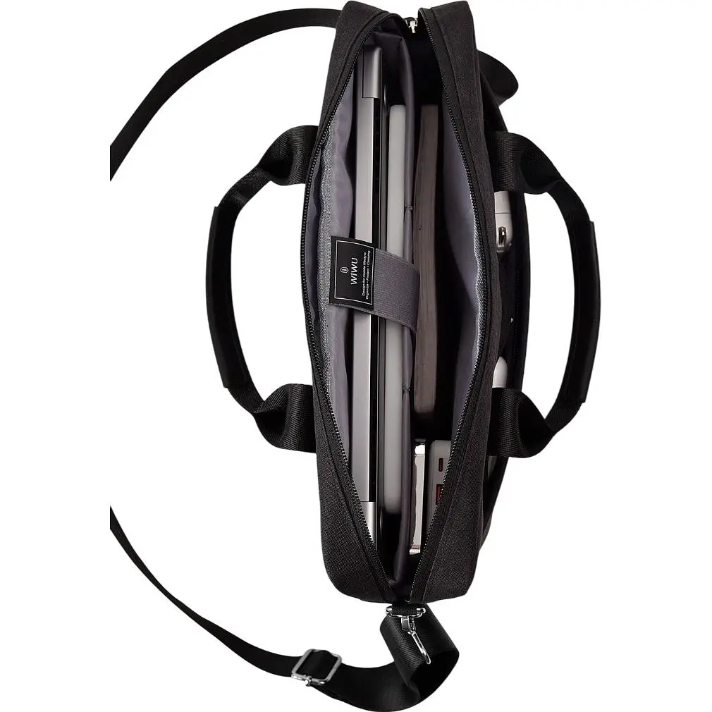 Сумка для ноутбука WiWU Minimalist Pro II Series Laptop Bag 16` Black (6977703651751) [131576] - фото 4