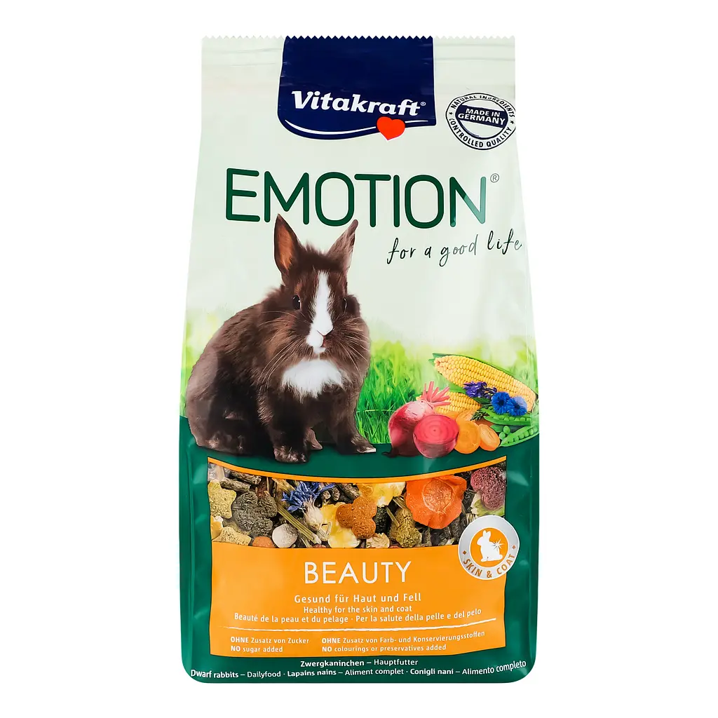 Корм для кроликів Vitakraft Emotion Beauty Selection 600 г (31455/33745) - фото 3