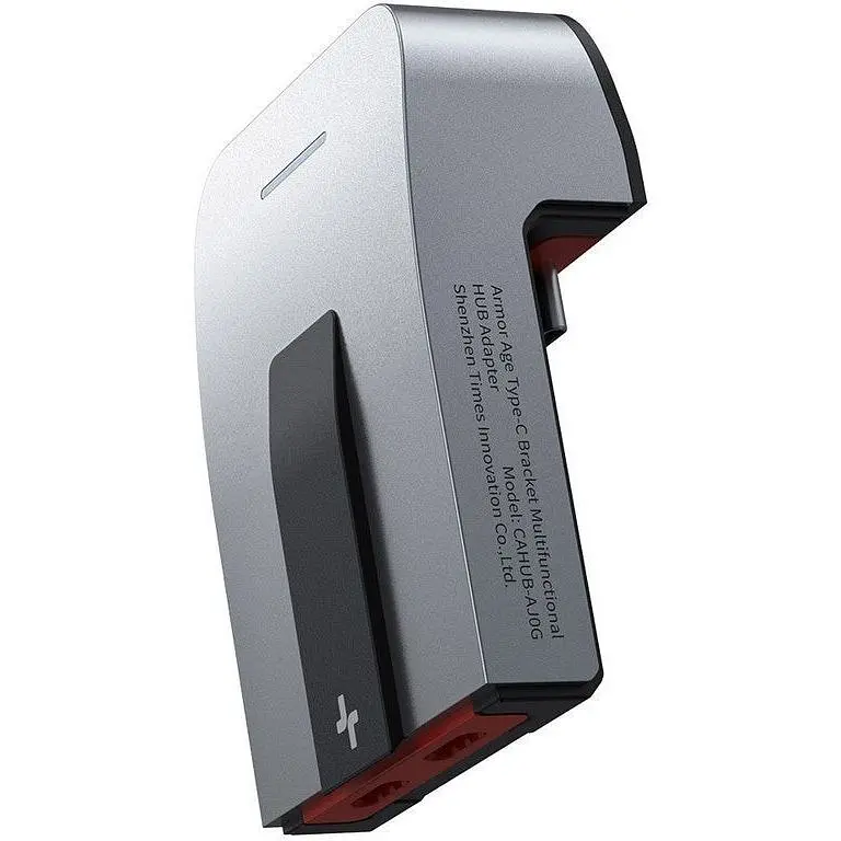 USB-хаб Baseus Armor Age Type-C Bracket Multifunctional Hub Adapter Space Gray (CAHUB-AJ0G) [72636] - фото 4