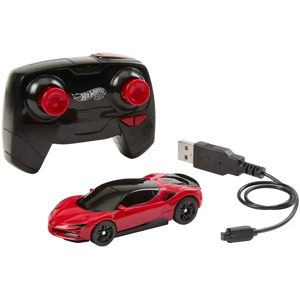Машинка на радіокеруванні Hot Wheels Ferrari SF90 Stradale Assetto Fiorano 1:64 (JGD09) - фото 4