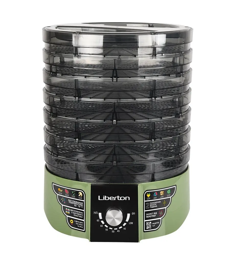 Сушка для овочів та фруктів Liberton LFD-5524P - фото 5