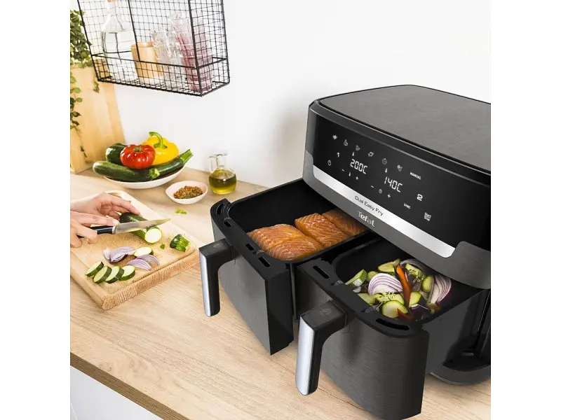 Мультипіч (аерофритюрниця) Tefal Dual Easy Fry XXL EY942HE0 - фото 5