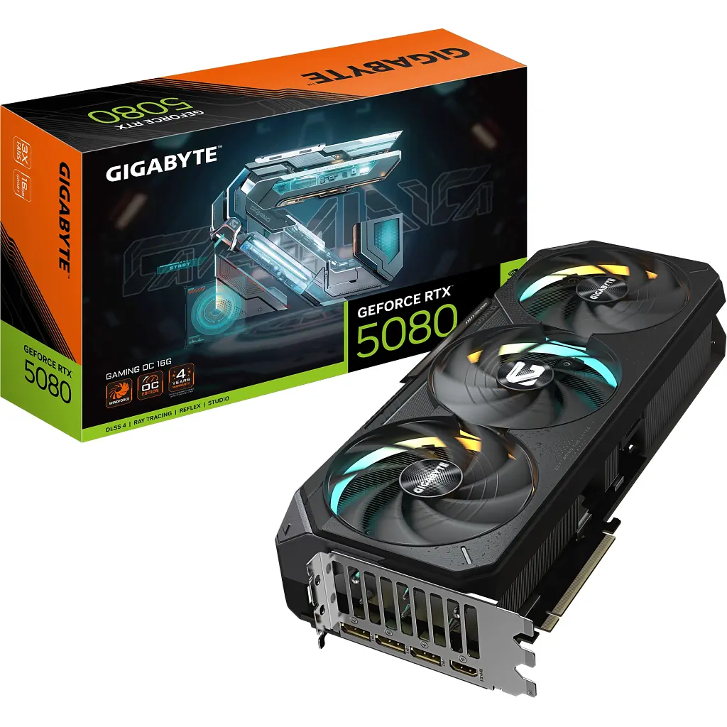 Відеокарта GIGABYTE GeForce RTX5080 16GB GAMING OC (GV-N5080GAMING OC-16GD) - фото 10