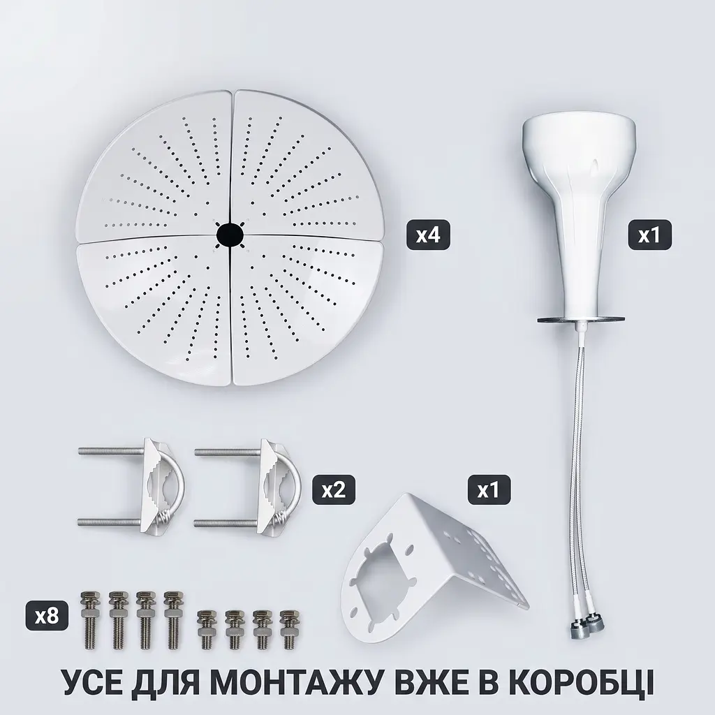 Антена параболічна 4G 5G MIMO SUNCOMM AN-Q26 22 дБі 1710-4200 МГц вулична спрямована - фото 11