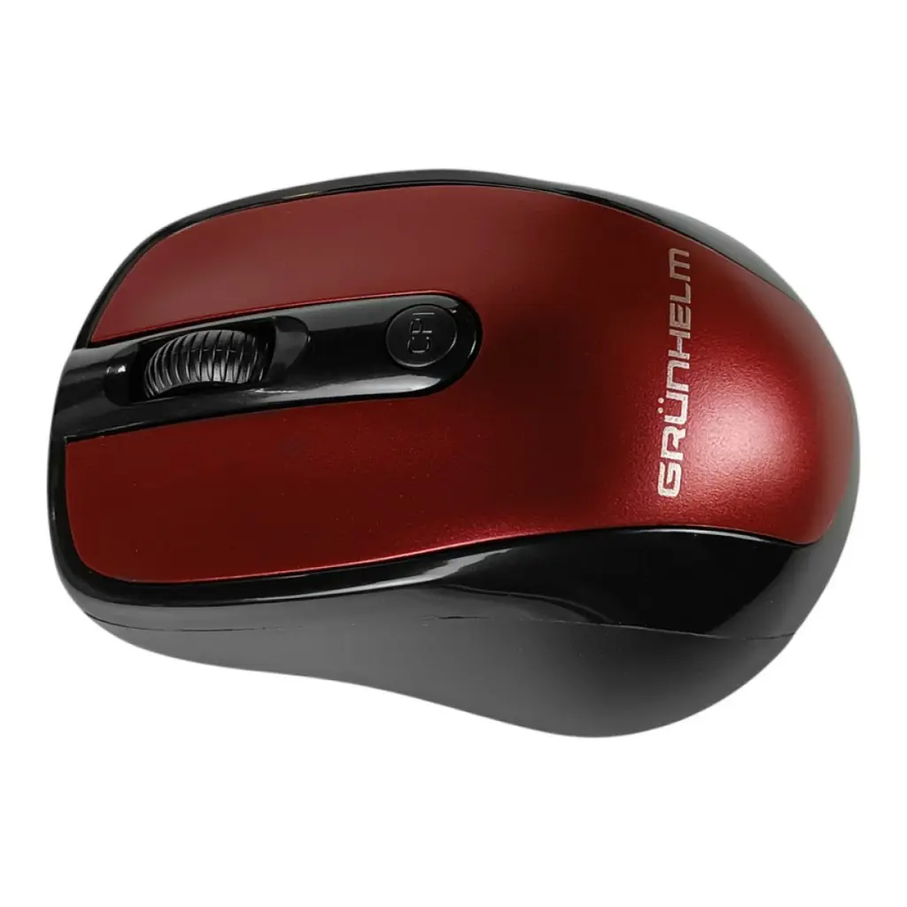 Мишка Grunhelm M-510WL Wireless Black/Red (126870) - фото 4