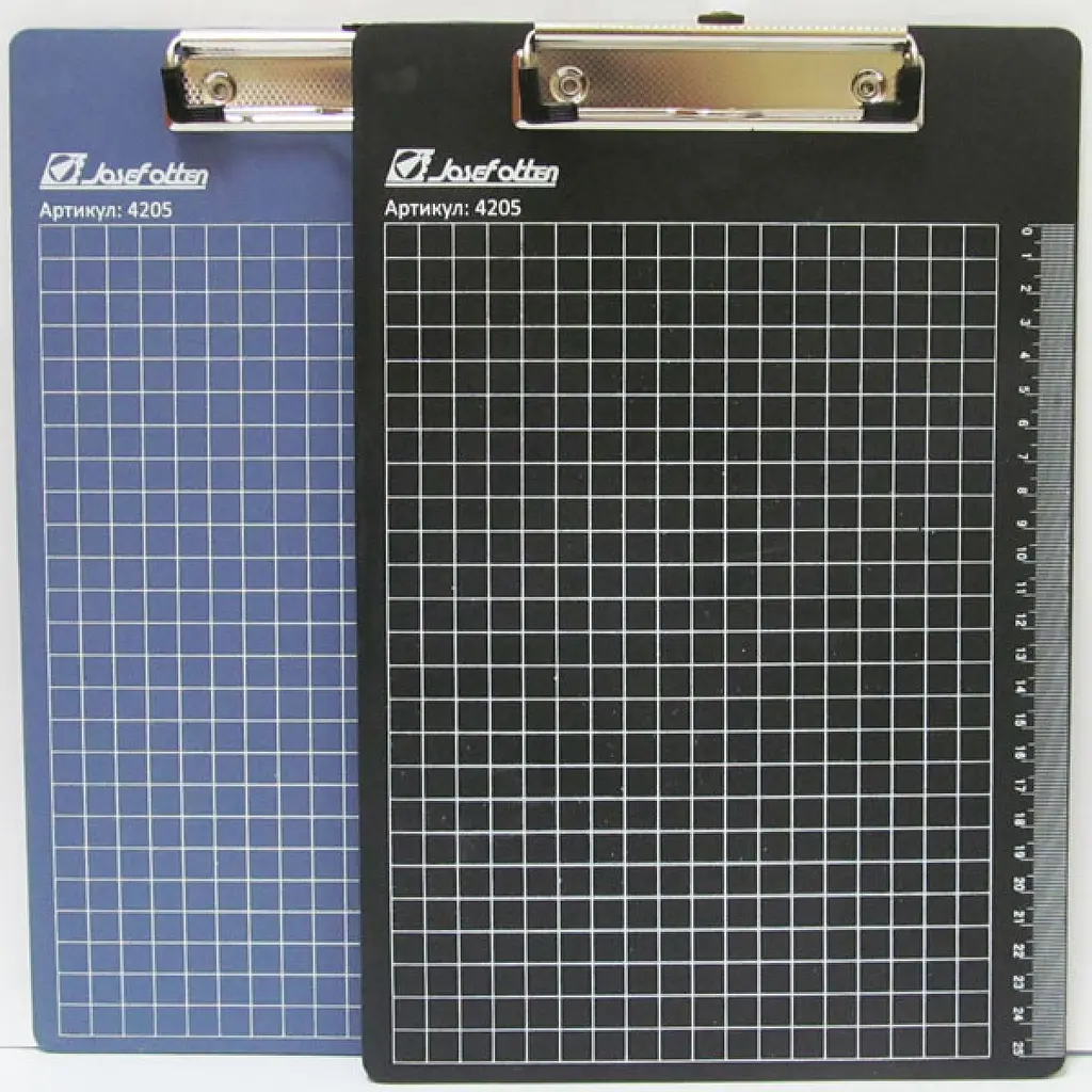 Планшет А4 с линейкой и металлическим зажимом, 8004B (в ассортименте) - фото 2