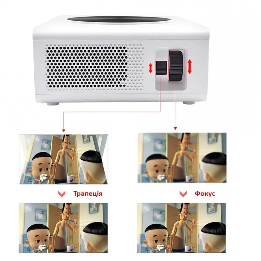 Проектор FullHD Panoplus MSK XPRO c WiFi с Screen Mirroring 10000 lm Bluetooth и контрастностью до 10000 для презентаций школ и ВУЗ + Доставка в комплекте (P00647_8399) - фото 4