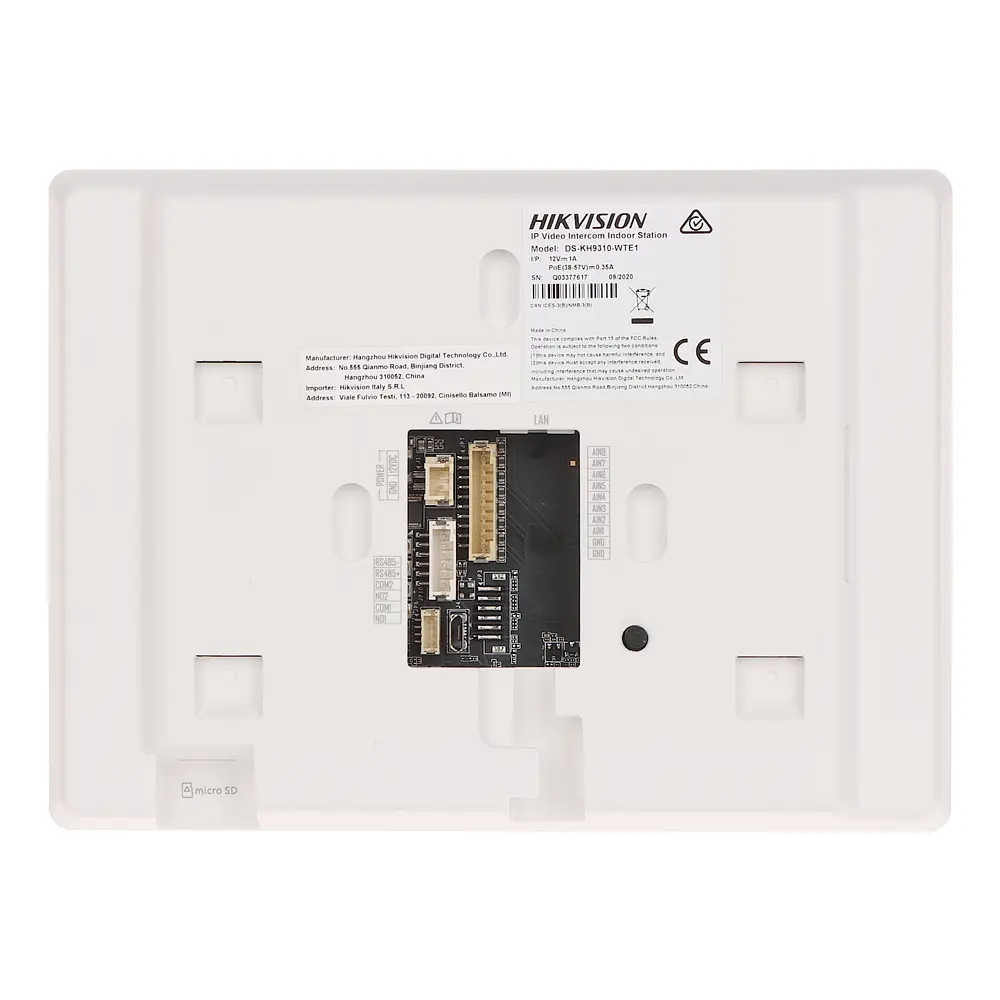 Відеодомофон DS-KH9310-WTE1 Hikvision (99-00003110) - фото 4