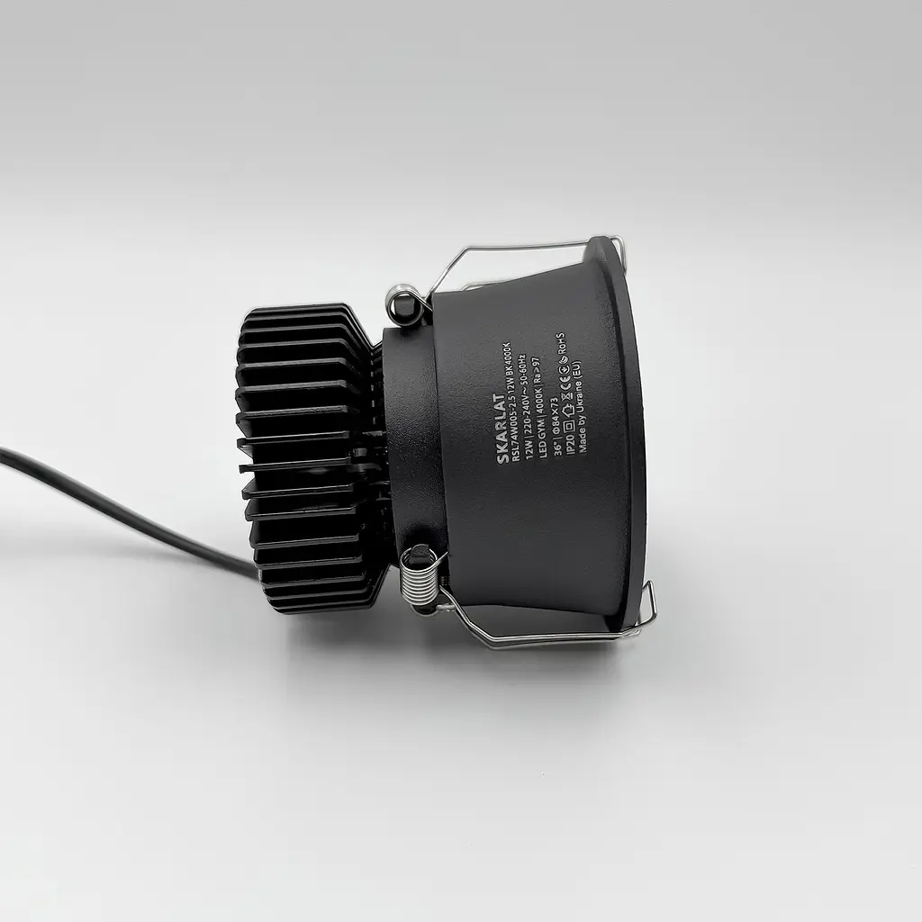 Точковий світильник Skarlat RSL74W005-2.5 12W BK 4000K - фото 4