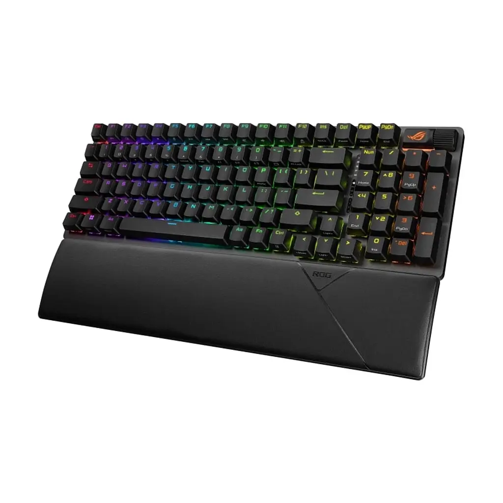 Клавіатура ASUS ROG Strix Scope II X NX Snow V2 ABS USB UA Black (90MP037A-BKMA00) - фото 3