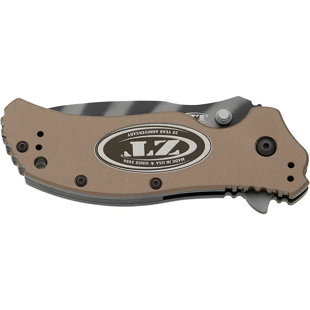 Ніж ZT 0350 20th Anniversary FDE - фото 3
