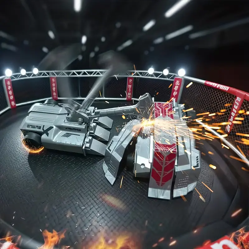 Бойові радіокеровані машинки TK Gladiator Battle набір із 2 бамперних авто для видовищних баталій - фото 5