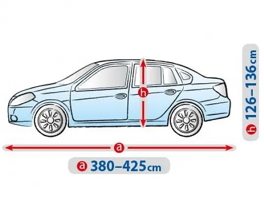 Тент автомобільний для Kegel-Blazusiak M 425 x 136 Див. Basic Garage (5-3962-241-3021) - фото 2