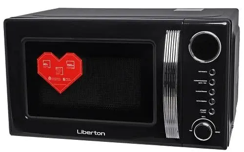 Мікрохвильова піч LMW-2083E Black, 700W LIBERTON teh0020379 - фото 6