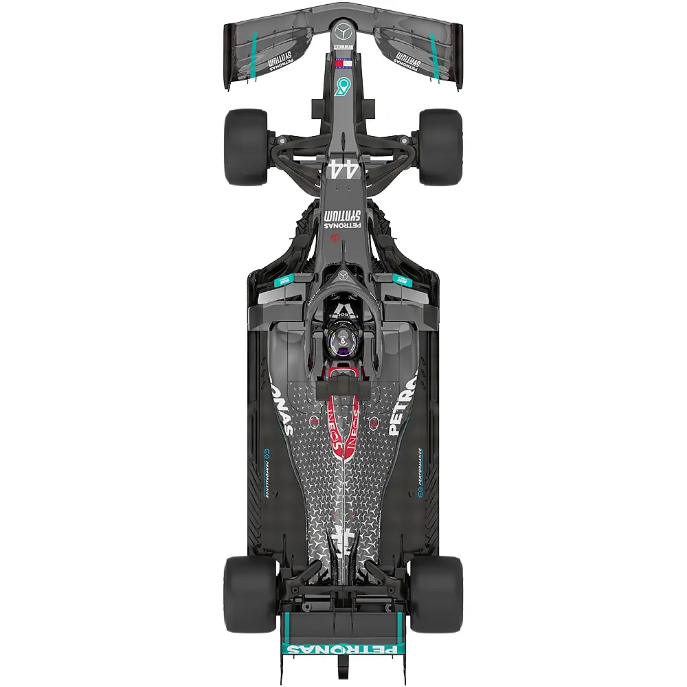 Машинка Rastar Mercedes-AMG F1 W11 EQ Performance 1:12 Чорний - фото 10