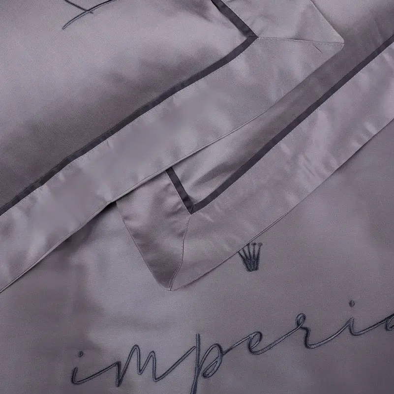 Підковдра MirSon Imperial Tencel №06 Gray 110 х 140 см (2200010755374) - фото 7