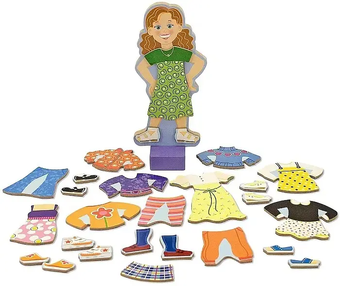 Магнітний набір Melissa&Doug Одягни Меггі (MD13552) - фото 2