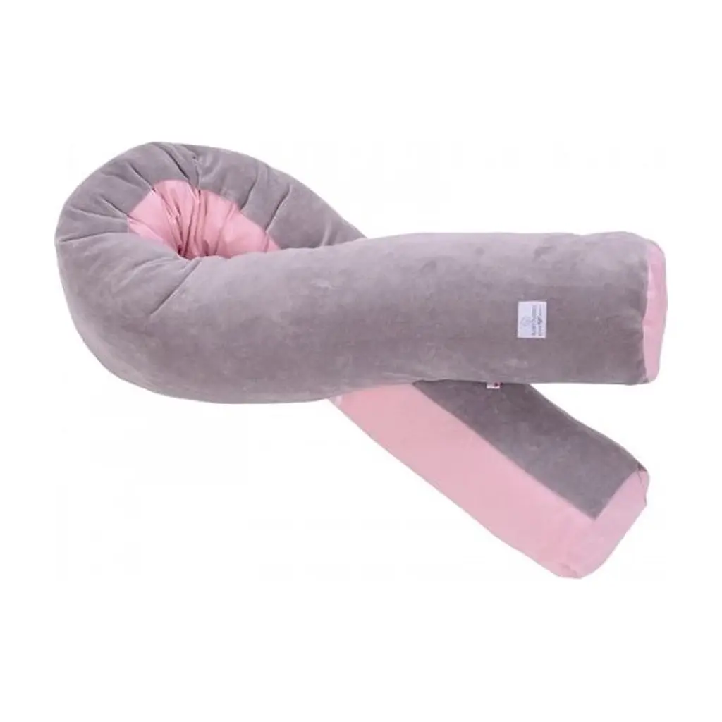 Подушка Верес для годування "Comfort Long Velour taupe-rose" 170*52 (302.01.4) - фото 2