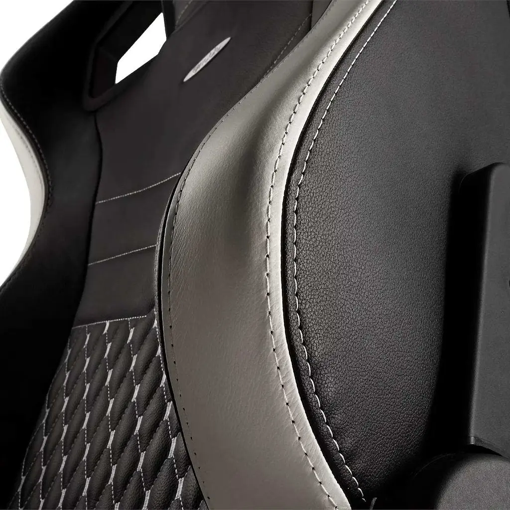 Геймерське крісло Noblechairs EPIC Real Leather Black, White and Red - фото 10