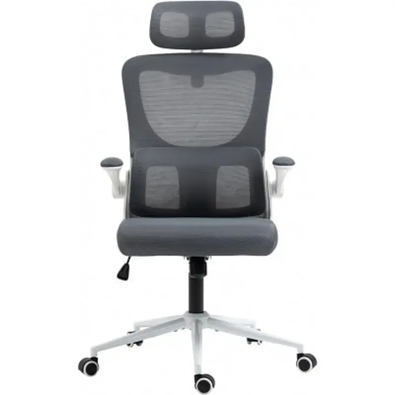 Офісне крісло GT Racer X-5728 White/Gray - фото 3