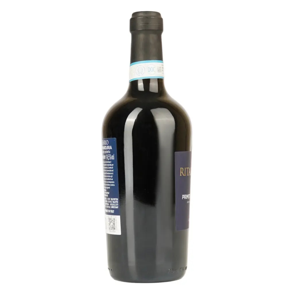 Вино Cantina Sava Ritardario Primitivo Di Manduria DOP  червоне сухе 14% 0.75 л - фото 4