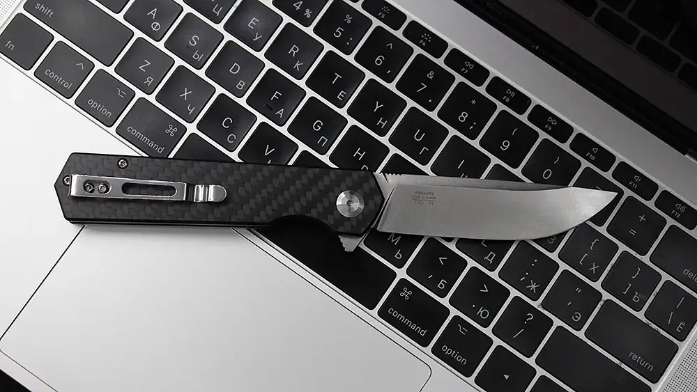 Складаний ніж Firebird D2 87 мм чорний G-10 Carbon Fiber - фото 12