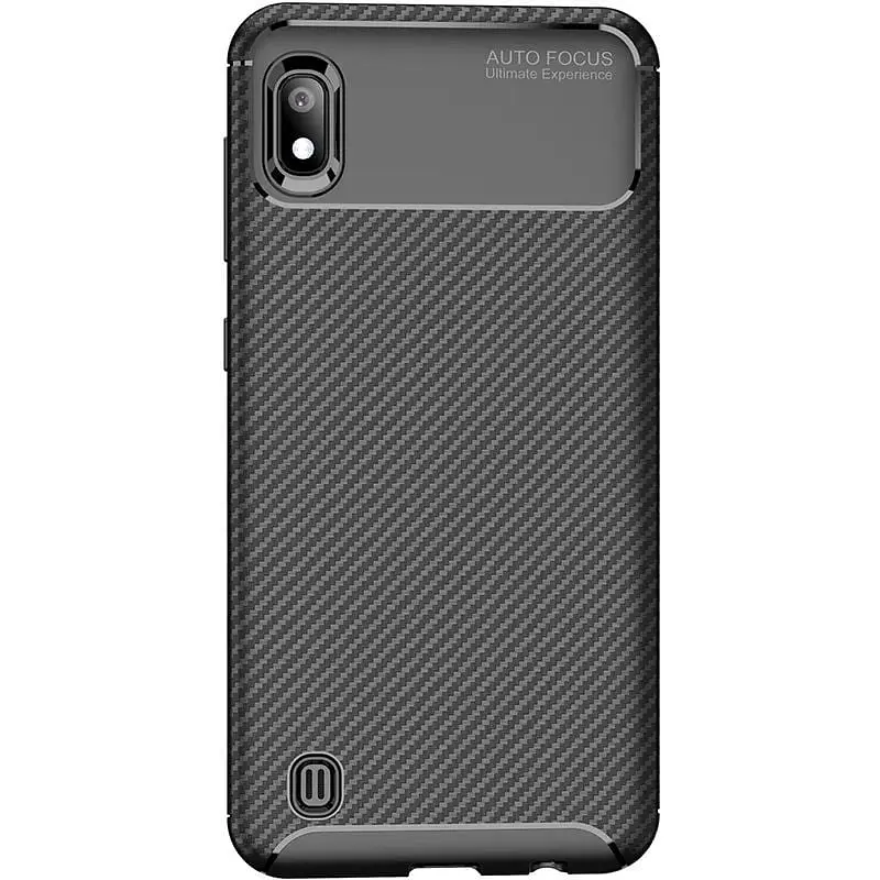 Чохол-накладка Toto TPU Carbon Fiber 1.5 mm Case Samsung Galaxy A10 Black - фото 6