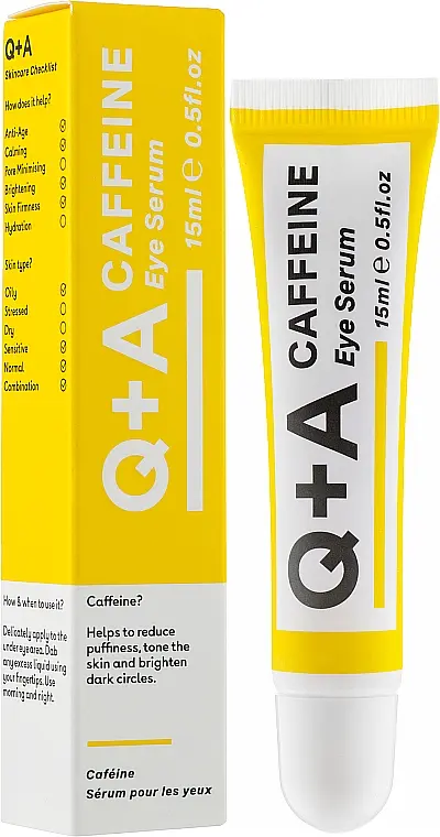Сыворотка для зоны вокруг глаз Q+A Caffeine Eye Serum 15 мл - фото 2