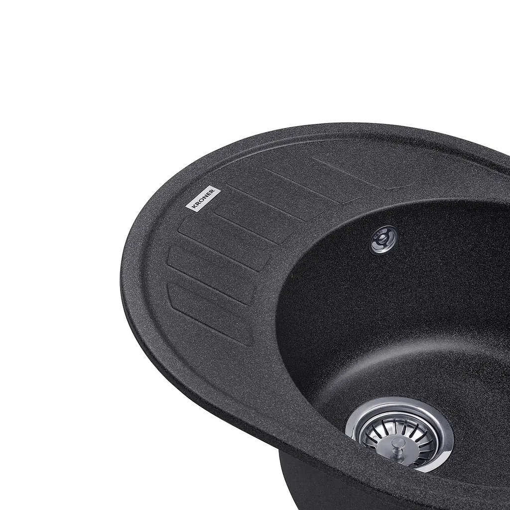 Кухонна мийка Kroner KRP Komposit GRB - 6250 (CV027416) - фото 3