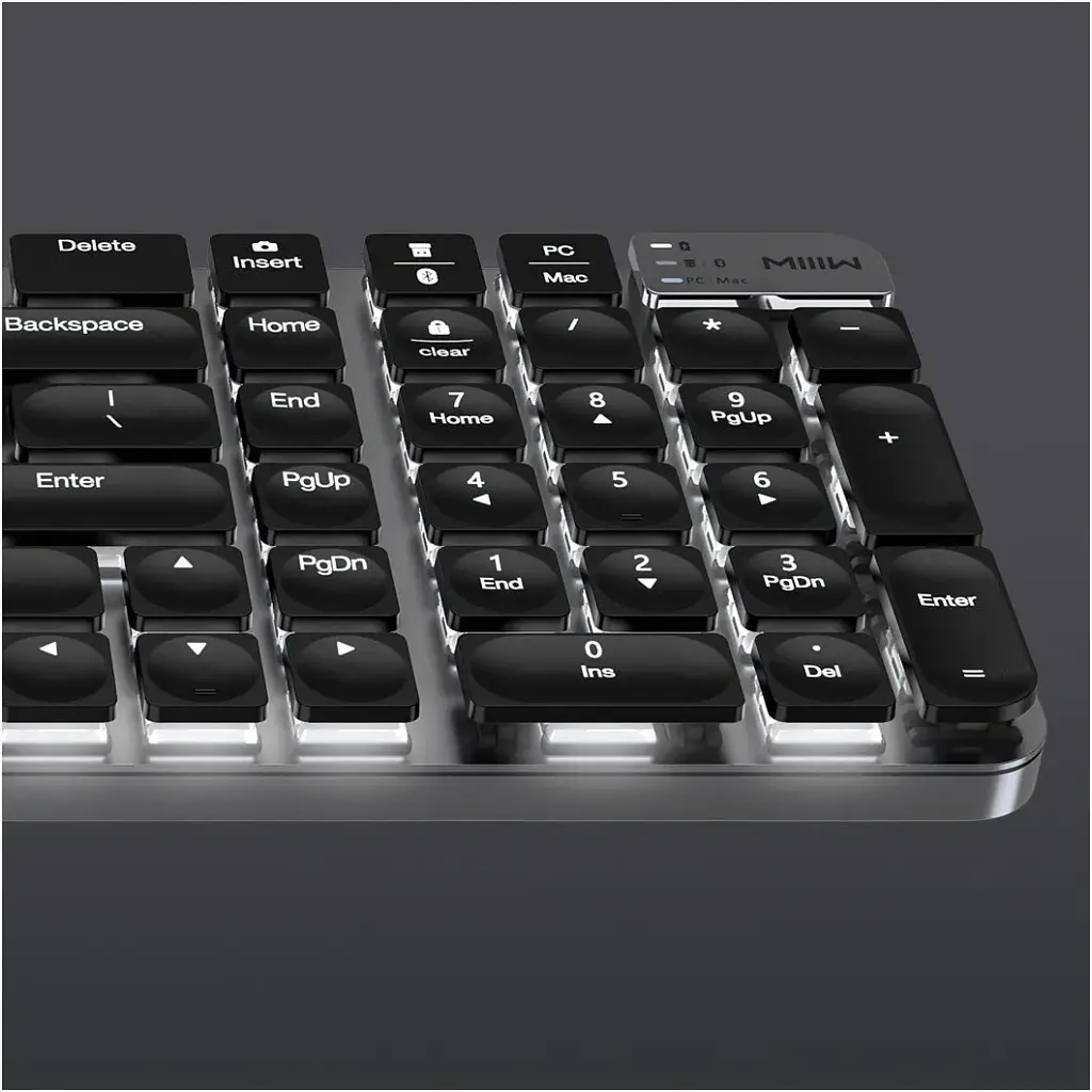 Клавиатура MiiiW K10 Ultra-Slim Pro Black [MWWMKP01] [112762] - фото 6