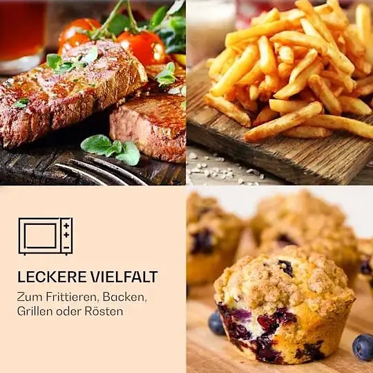 Гриль Klarstein Prime Air 23 л 1500 Вт (10040025) - фото 6