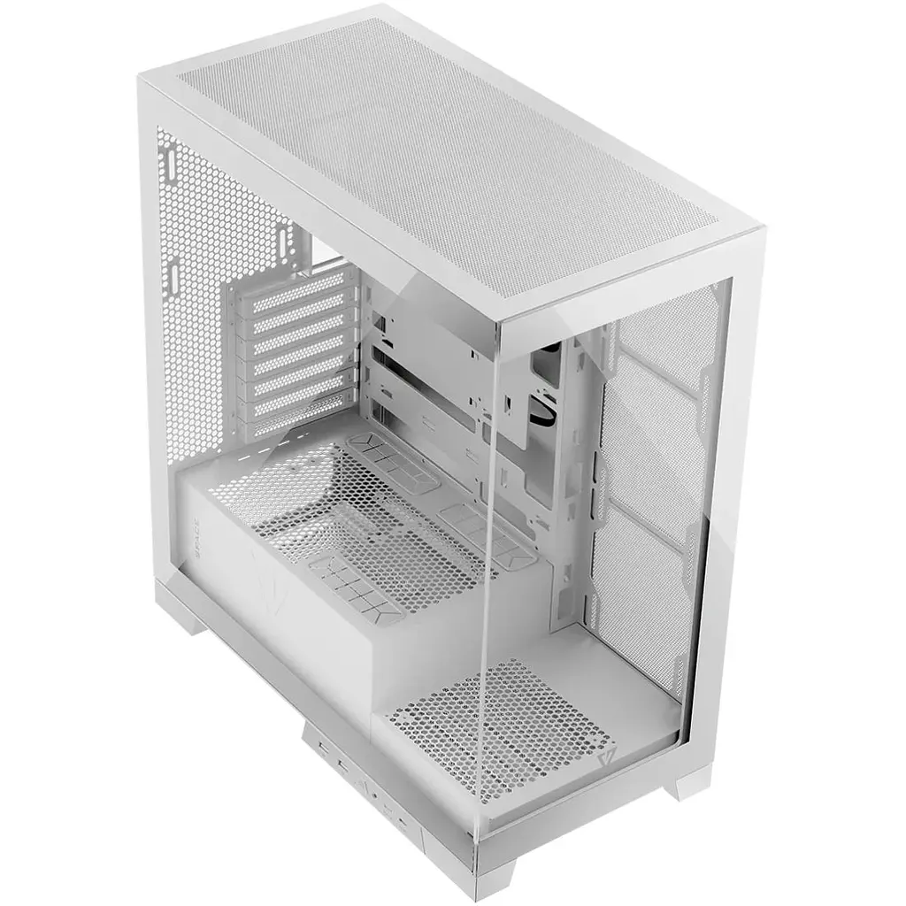 Корпус Modecom VOLCANO SPACE APEX w/o fans MIDI USB 3.0x2+TYPE-C WHITE без БЖ ATX (AT-SPACE-PG-NF-20-000000) - фото 5