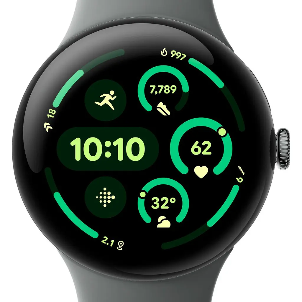 Смарт-годинник Google Pixel Watch 3 45mm Matte Hazel/Hazel Band [115660] - фото 2