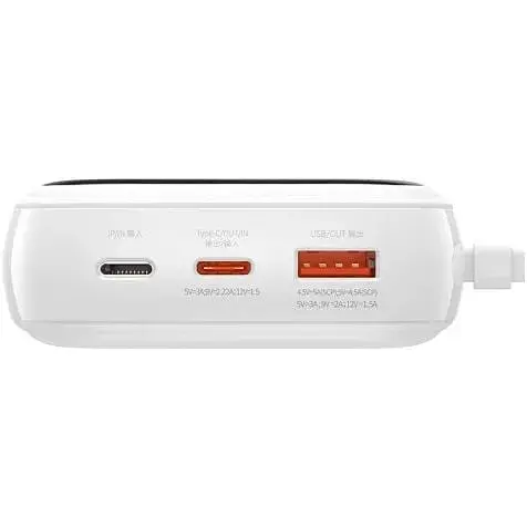 Умб Baseus Qpow Digital Display Quick Charging Power Bank (з Type-C Cable) 20000mAh USB/Type-C/Lightning, 22.5W/5A, PD/QC (PPQD-I02) 000008653-up - фото 4