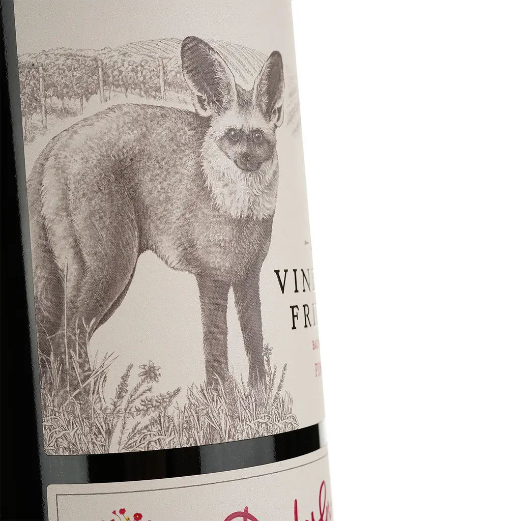 Вино Vineyard Friends Bat-Eared Fox Pinotage червоне сухе 0.75 л - фото 3