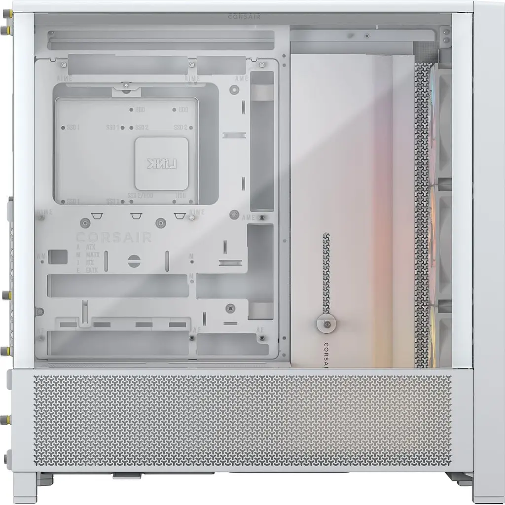 Корпус Corsair FRAME 4000D RS ARGB Tempered Glass без БП White (CC-9011297-WW) - фото 4