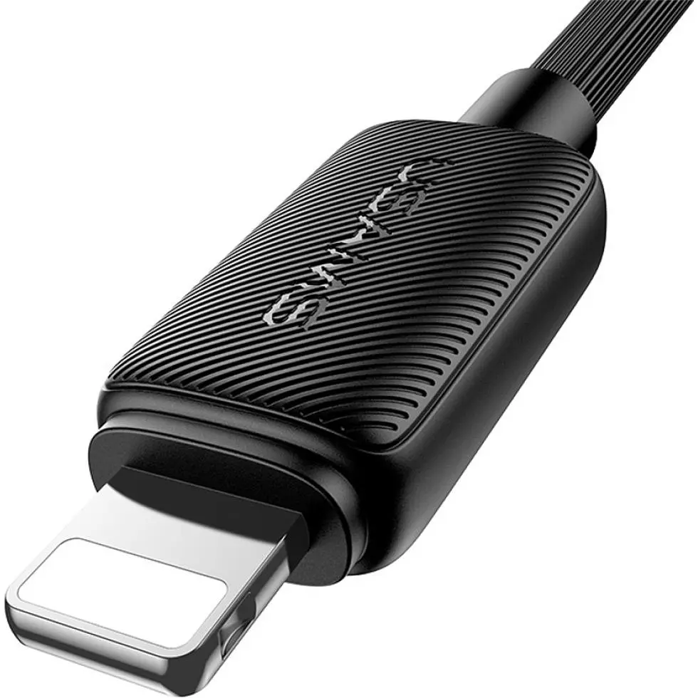Кабель Usams US-SJ689 USB-A to Lightning 2.4A 1m Black [SJ689USB01] [138996] - фото 2